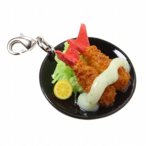 食品サンプル屋さんの3wayアクセサリー(エビフライ)食品サンプル スマホ スマートフォン ガラケー iPhone Android 雑貨 食べ物 イヤホンジャック ストラップ