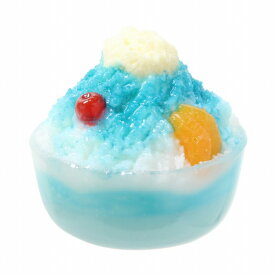 【メール便不可】食品サンプル屋さんのマグネット（かき氷：ブルーハワイ）食品サンプル ミニチュア 雑貨 食べ物 フラッペ 土産 リアル