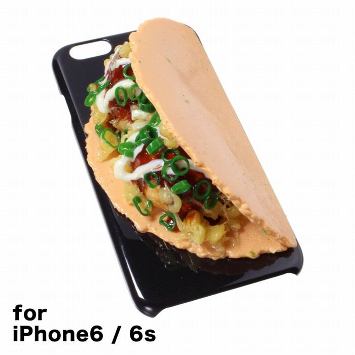 【メール便不可】食品サンプル屋さんのスマホケース（iPhone6/6s：たこせん）食品サンプル 4.7 カバー 雑貨 食べ物 スマートフォン  iPhone6s iphoneケース | アトリエクック 楽天市場店