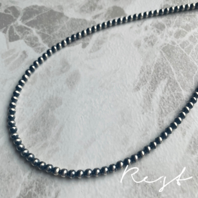 楽天市場】Re:st 4mm navajo peal necklace 40cm ナバホパール