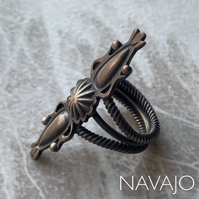 楽天市場】Navajo ring #18 Indian jewelry ナバホ族 アポロコンチョ