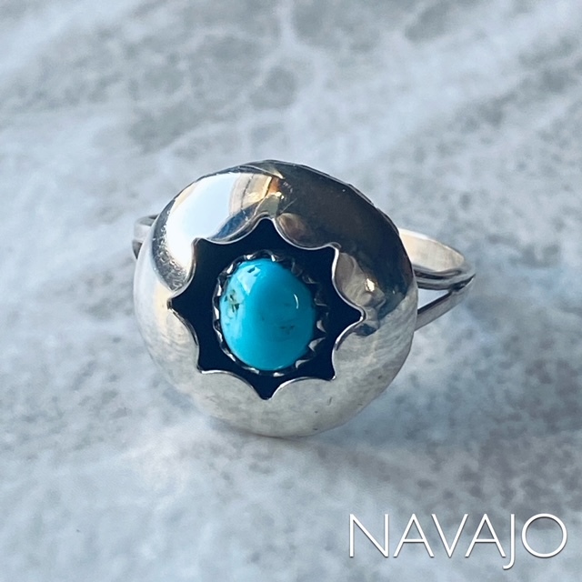 ナバホ族 リング インディアンジュエリー シルバー925 Navajo indian jewelry ring #11.5 ナバホ族 リング 11.5号 インディアンジュエリー シルバー925 指輪 ナバホ シンプル 民族 天然石 メンズ レディース シンプル かわいい 一点物 ギフト プレゼント 送料無料 nvj