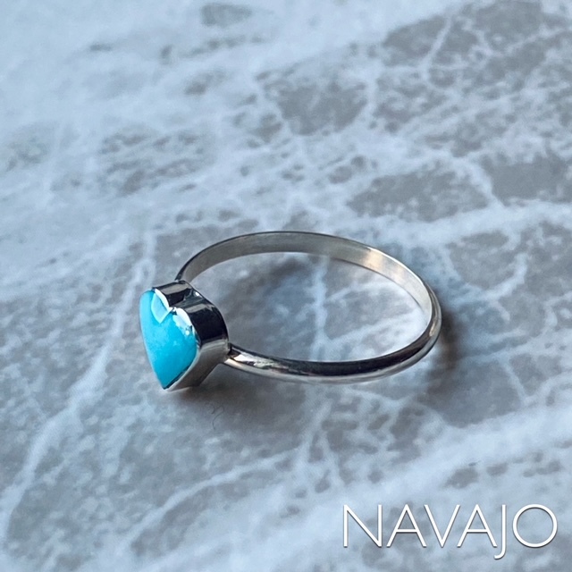 楽天市場】Navajo turquoise ring #10 Indian jewelry ナバホ族 ハート