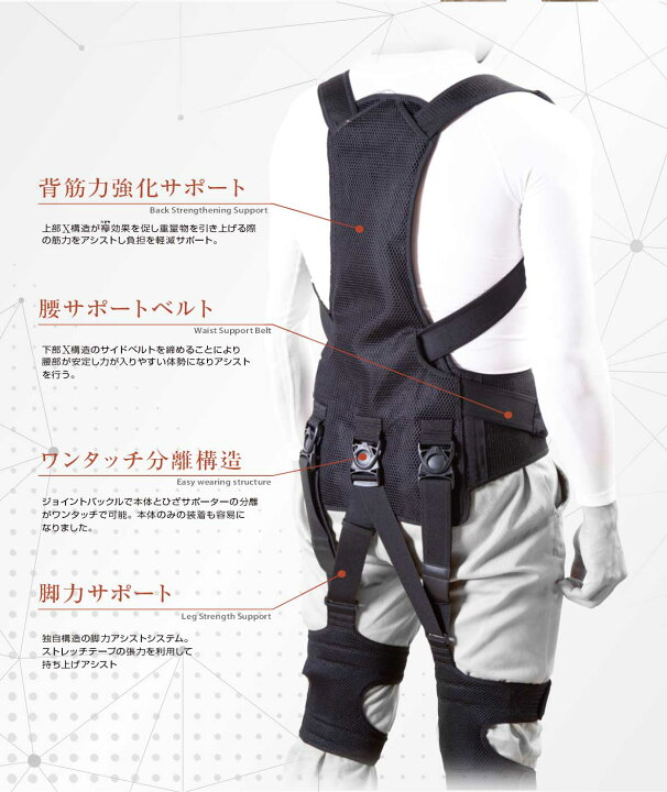 楽天市場】【作業アシストウェア】【送料無料】ワーキングパワースーツ 