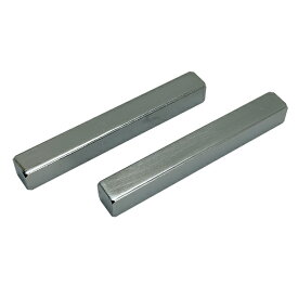 そろばん文鎮 中 12cm 2本 460g 『書道用品 ペーパーウエイト 鉄 メッキ』