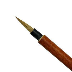 【豊橋筆13】 小筆 メス いたち毛 細筆 特大 3.8mm×19mm コリンスキー 面相 『書道用品 書道筆』