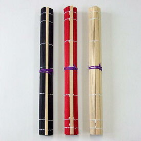手織筆巻 30×30cm 「収納 携帯 保護 書道 習字 竹」