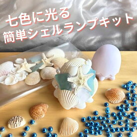 工作 シェルランプ キット New 自由研究 宿題 レインボー 簡単 男の子 女の子 おしゃれ かわいい 大人 1年生 2年生 3年生 4年生 5年生 6年生 低学年 中学年 高学年