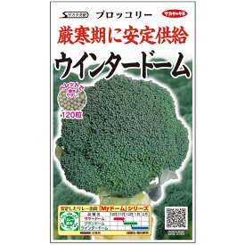 ブロッコリー 種 ウインタードーム サカタ の タネ 家庭菜園 野菜の種 菜園 畑 プランター栽培 ベランダ菜園 プランター菜園 家庭菜園初心者 園芸初心者 簡単栽培 野菜作り 自家栽培 露地栽培 ハウス栽培 地植え 鉢植え 種まき 家庭用 園芸用 無農薬栽培 有機栽培