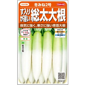 大根 種 冬みね2号 サカタ の タネ 家庭菜園 プロ向け 大袋 小袋 農家 セレクト ダイコン