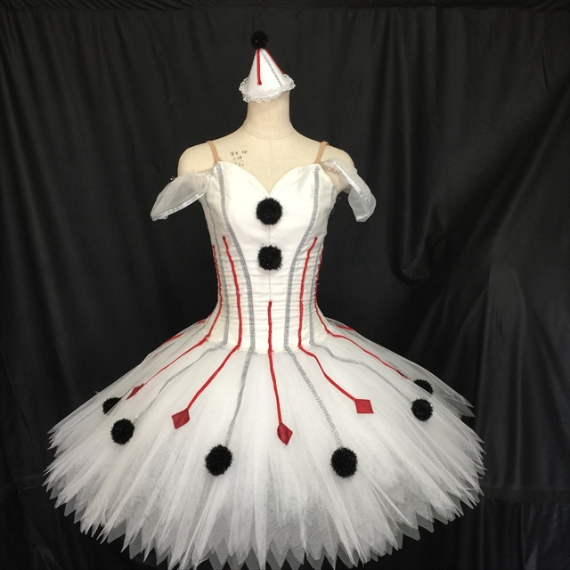 アーレキナーダ バレエ衣装レンタル アレキナーダ 流行のアイテム １１１ チュチュレンタル 定期入れの トールサイズ 普通サイズ 白