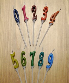 ♪ナンバーキャンドル*小*0〜9♪