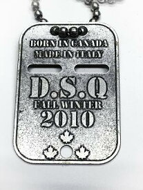 DSQUARED2 プレートネックレス アンティークシルバー