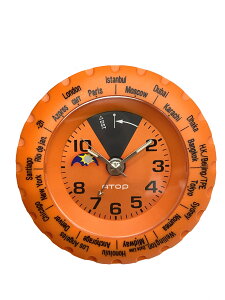 ATOP WORLD TIME ALARM CLOCK IW×ubN [tFCX