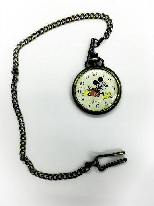 楽天市場 ディズニー ミッキーマウス懐中時計 時計修理アトリエビギ 楽天市場店