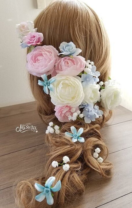 楽天市場】*option* ブーケに合わせてヘアパーツ制作させて頂きます 