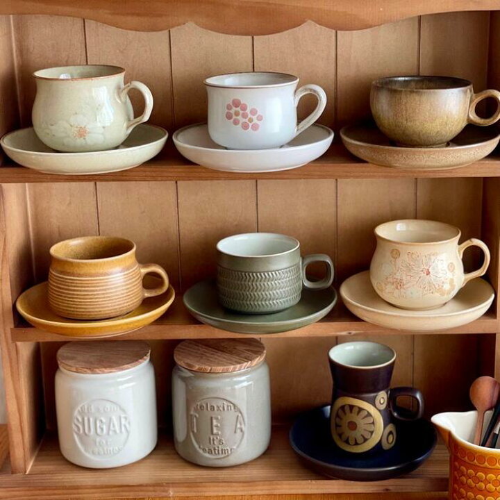 楽天市場】【 デンビー DENBY カップ＆ソーサー ヴィンテージ Daybreak 