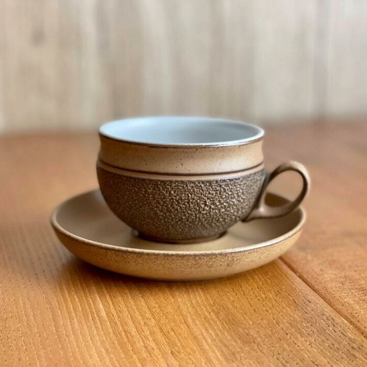 楽天市場】【 デンビー DENBY カップ＆ソーサー ヴィンテージ Cotswold 】 コッツウォルド カップ ソーサー コーヒーカップ プレート  ブラウン 陶器 ビンテージ アンティーク イギリス 英国 おしゃれ カフェ風 北欧 シンプル 【店頭受取対応商品】 : アトリエバニラ 楽天 ...