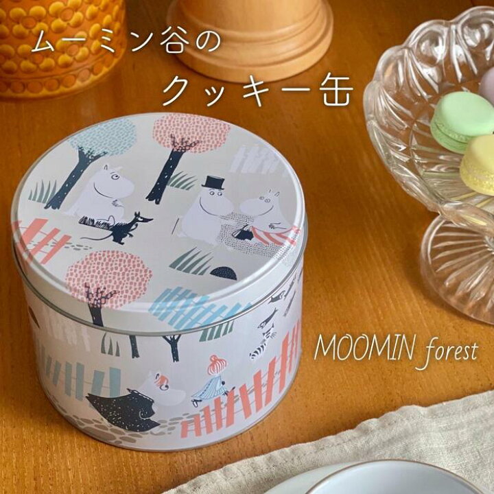 楽天市場】ムーミン 保存容器 クッキー缶 丸缶 ムーミン グッズ お菓子 