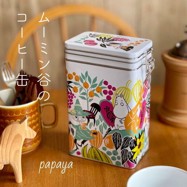 楽天市場】ムーミン 保存容器 コーヒー 缶 コーヒー豆 おしゃれ  
