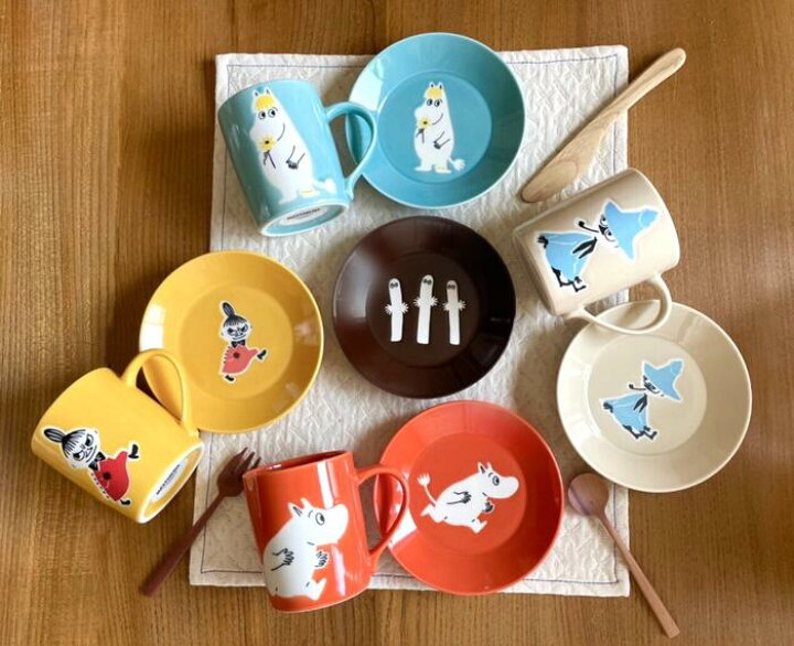 楽天市場】ムーミン 食器 プレート 5枚 セット 北欧カラー ミイ 