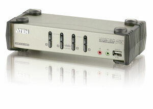 yzy3Nۏ؁zATEN 4|[g USB / PS/2 fAC^[tF[XΉ KVMPXCb` yCS1734Bz