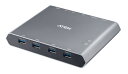 【送料無料】【3年保証】8K対応 2ポート USB-C KVMスイッチ（DisplayPort/USB-C/USB3.2 ドッキングステーション付き）…