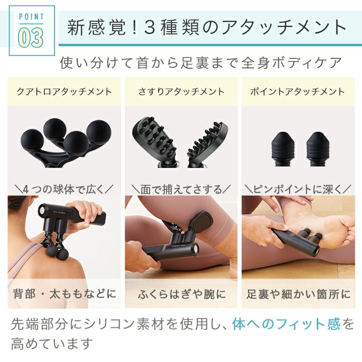 楽天市場】【ポイント10倍】ルルドガン クアトロ AX-HX436 最新 