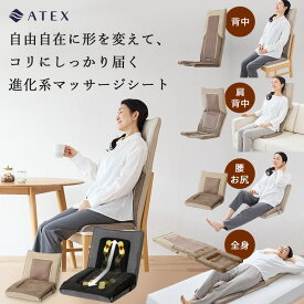 【ポイント10倍】自在マッサージシート JIZAISU AX-HJ430 マッサージシート シートマッサージャー マッサージ機 マッサージ器 イス 座椅子 寝ながら マッサージ 背中 腰 肩 お尻 コリ 健康 家電 グッズ 電動 疲れ 血行促進 疲労回復 母の日 プレゼント ギフト 実用的