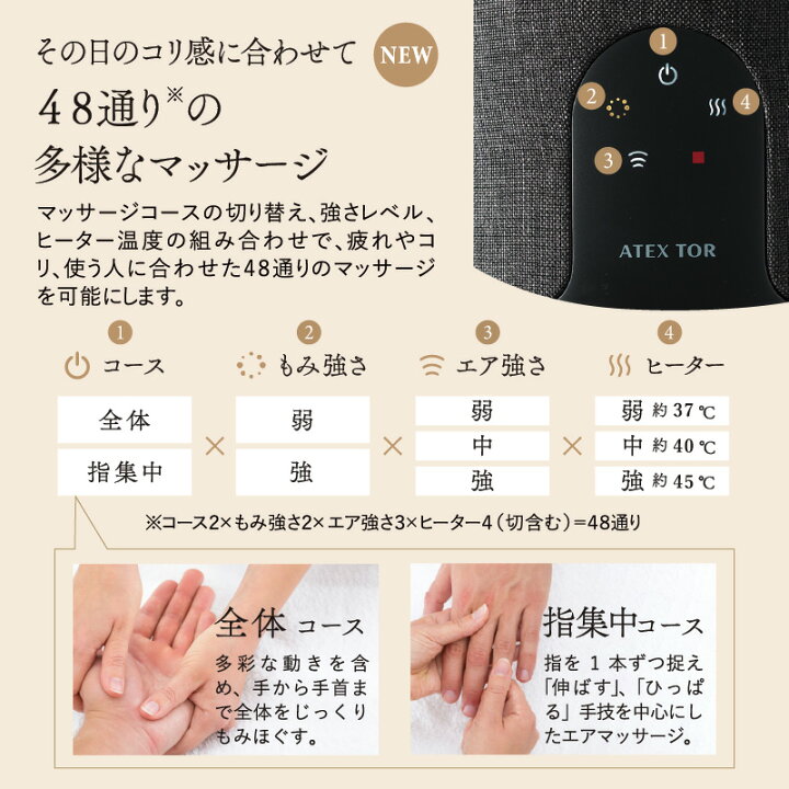楽天市場】【ポイント10倍】公式 ハンドケア リュクス AX-HP314 ハンド 