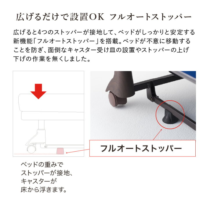 楽天市場】アテックス収納式電動リクライニングベッド AX-BE580 