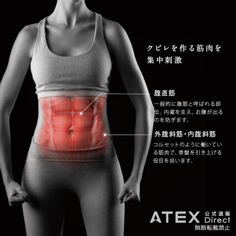 【送料無料】ルルドシェイプアップベルトAX-KXL5400EMS振動ベルトヒーターエクササイズ&ストレッチアテックスATEX※沖縄・離島追加請求あり