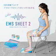 【ポイント10倍】ルルドスタイル EMSシート2 AX-FRL909 EMS シート マット ふくらはぎ 足 太もも 電気 EM…