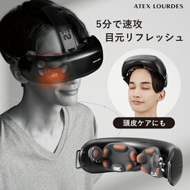 【ポイント10倍】モノルルド アイケア AX-HXL350 目元エステ アイケア アイマッサージャー ホットアイマスク 目の疲れ グッズ ホットアイマスク 目 疲れ目 目もと こめかみ 実用的 マッサージ ギフト プレゼント 送料無料