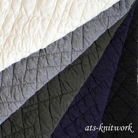 先染め ストレッチ キルト ジャカード 幾何柄 [ 生地 布 カットソー ジャカード キルティング 可愛い 柄 ]