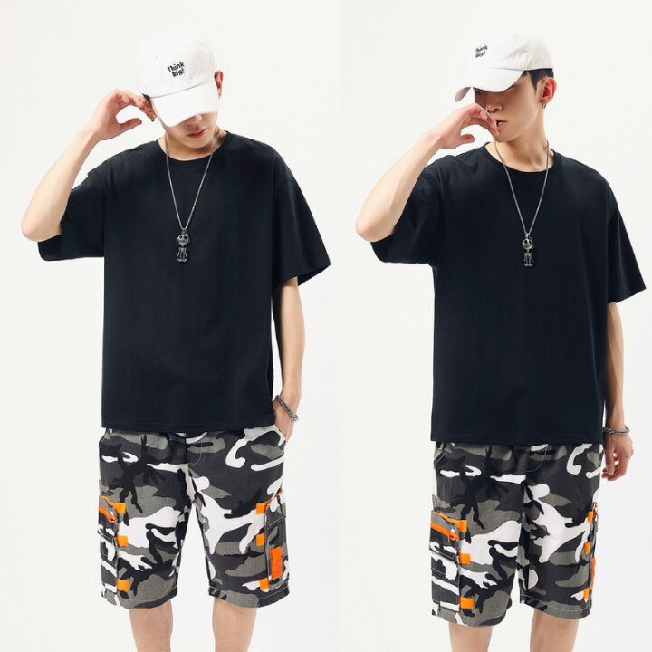 楽天市場 クーポン Tシャツ メンズ ビッグシルエット カットソー ビッグtシャツ 半袖 春 夏 綿100 コットン100 おしゃれ コットン テレワーク おうちコーデ カレッジ風 ファッション メンズ Tシャツ ビッグシルエット 半袖 無地 Amitumi Fashion