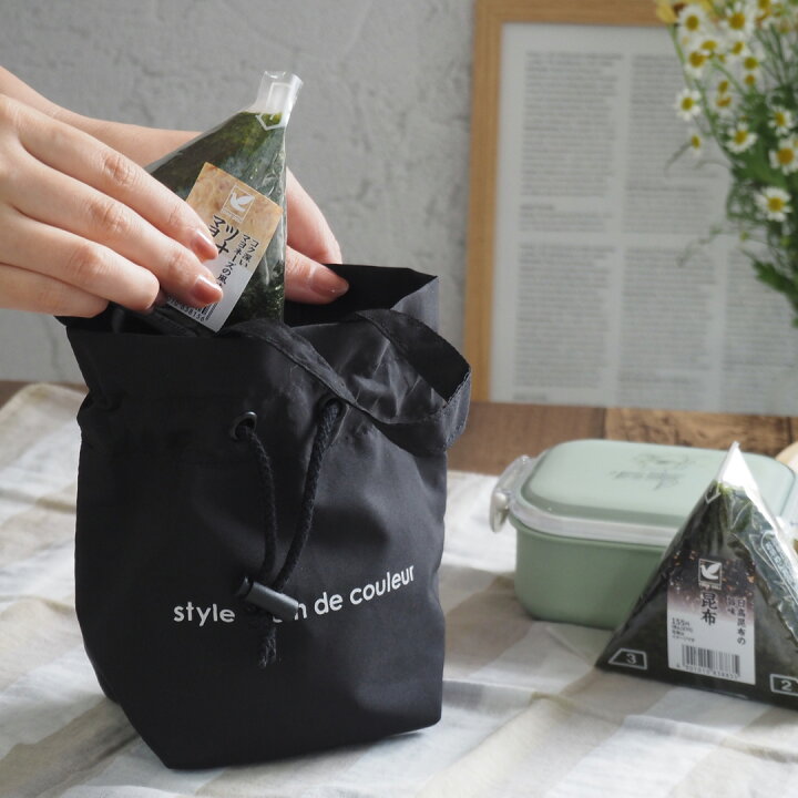 楽天市場】＼新登場！／おにぎり 巾着 弁当箱/弁当袋 ランチバッグ 
