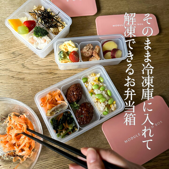 楽天市場】お弁当箱 ランチボックス 冷凍 冷蔵 レンジ対応 食洗機対応 
