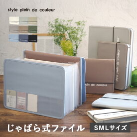 【最大30%OFF★11日まで】書類 収納 書類ケース ファイル ファイル収納 Sサイズ Mサイズ Lサイズ じゃばら式 ドキュメントファイル 書類収納 領収書整理 医療費領収書 A5 手紙整理 学校 プリント入れ レシート整理 通帳 ポケットファイル インデックスファイル