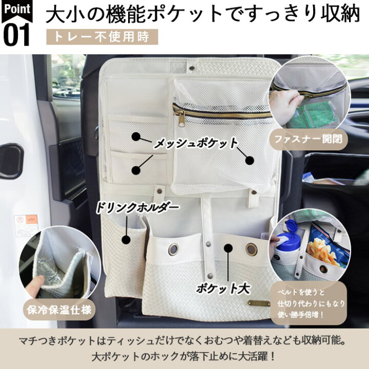 楽天市場】車内収納 ドライブポケット Lサイズ Sサイズ セット車 収納 