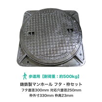 楽天市場】マンホール 蓋、枠セット300の通販