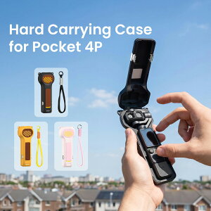 �݊��i DJI Osmo Pocket 4P �Ή� �P�[�X �t���J�o�[ �n�[�h�P�[�X �ی�P�[�X �I�Y���|�P�b�g4p �I�Y���|�P�b�g4 �ϏՌ� �Ռ��z�� �h�o �L�Y�h�~ �X�g���b�v�z�[�� �N�b�V���� �y�� �����^�� 3�F�W