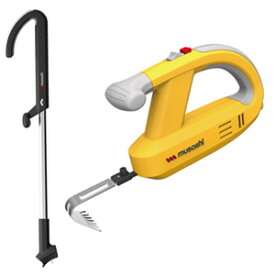 ＼ページ限定・ティースプーン付／　ムサシ 充電式除草バイブレーター WE-750 伸縮ハンドルセット ★送料無料★［立ったまま作業ができる 雑草対策］