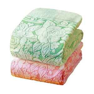 日本製 今治産ジャカード織タオルケット 2色組