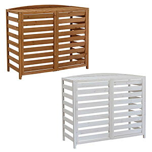 \ページ限定・ティースプーン付/ 【送料無料】【逆ルーバー室外機カバー 幅108 エアナ AC-L1080】 エアコン室外機用カバー エアコン目隠しカバー ベランダ