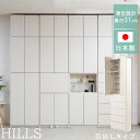 【送料無料・完成品・日本製】【HILLS壁面キャビネット 引出】 幅60 奥行30 高さ230 引き出しタイプ 突っ張り収納壁面…