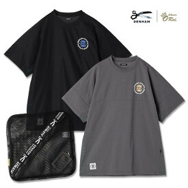 DENHAM X ATHLETA TEE V4 + MESH BAG デンハム アスレタ Tシャツ 半袖 メッシュ バッグ DENHAM ATHLETA フットサル サッカー