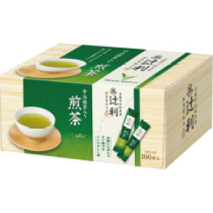 辻利 スティック茶 宇治抹茶入り煎茶 100本 162-6164