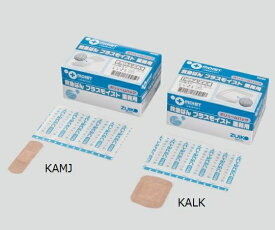 救急ばんプラスモイスト業務用　KAMJ　粘着部（mm）：25×72　パッド部（mm）：13×22　1箱（100枚入）
