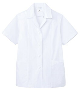arbe AB-6409 白衣 半袖 女性用 ホワイト 7〜15号 抗菌防臭 飲食/レストラン/衣料/制服/ユニフォーム